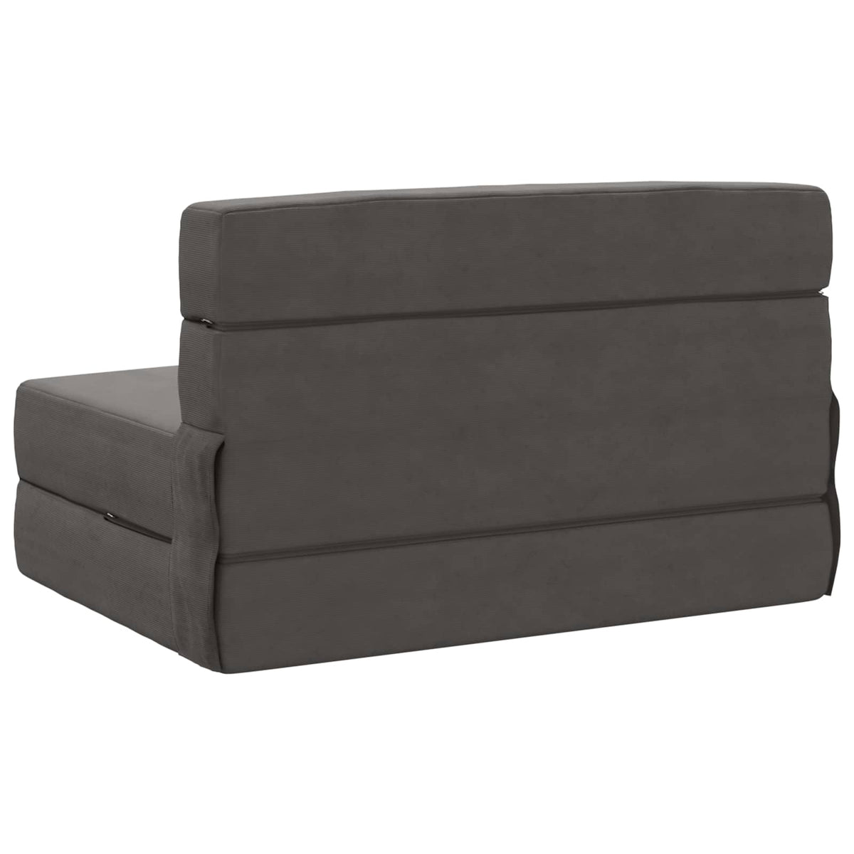 Klappsofa Bett Dunkelgrau 100 x 80 x 60 cm Stoff