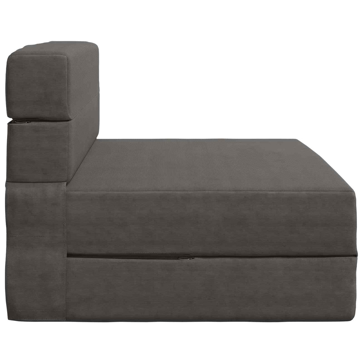 Klappsofa Bett Dunkelgrau 100 x 80 x 60 cm Stoff