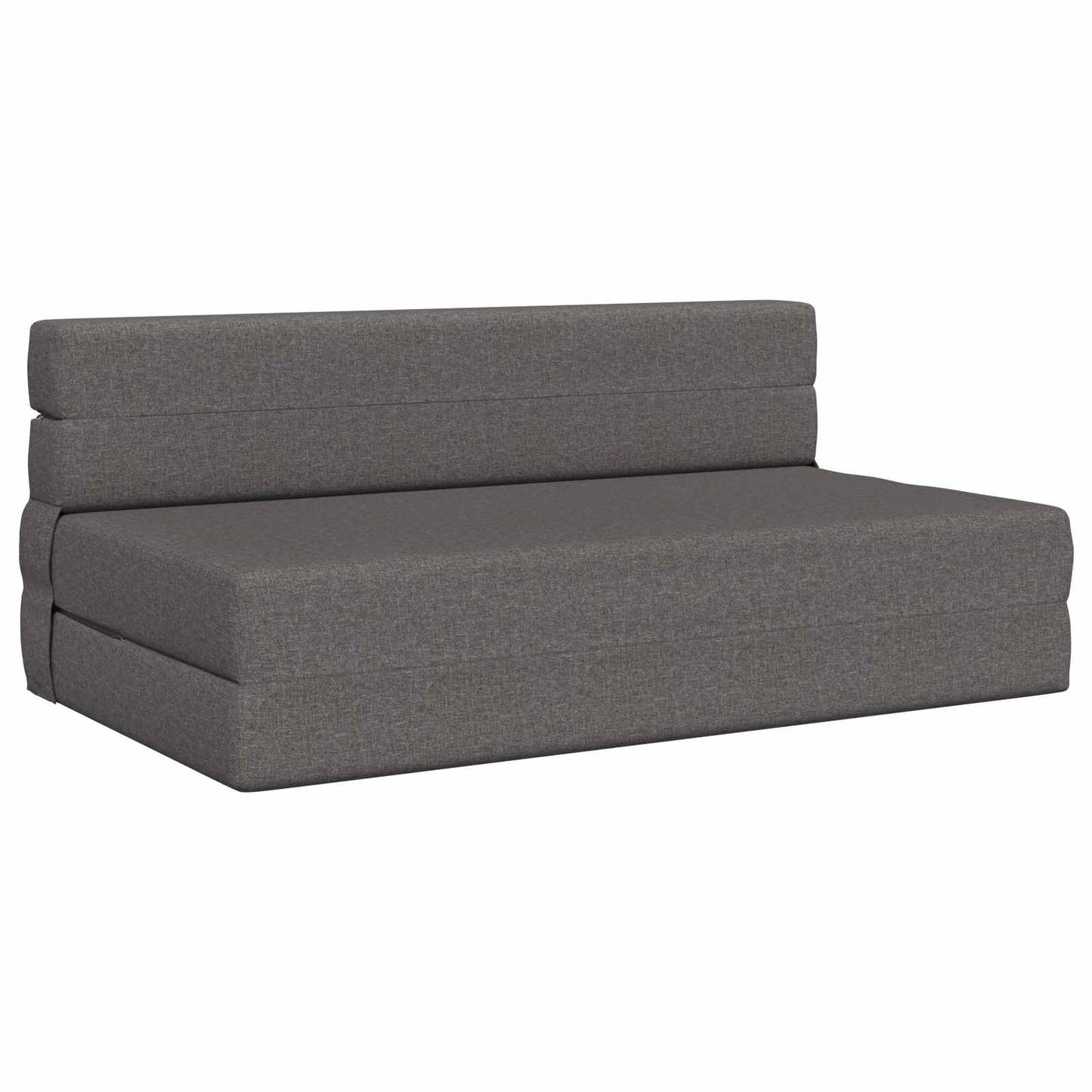 Klappsofa Bett Hellgrau 152 x 86,5 x 60 cm Stoff