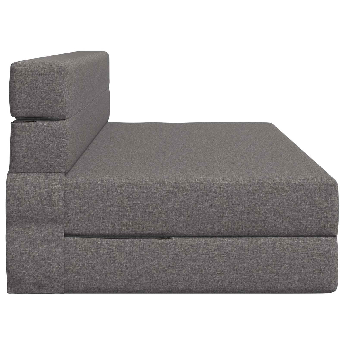 Klappsofa Bett Hellgrau 152 x 86,5 x 60 cm Stoff