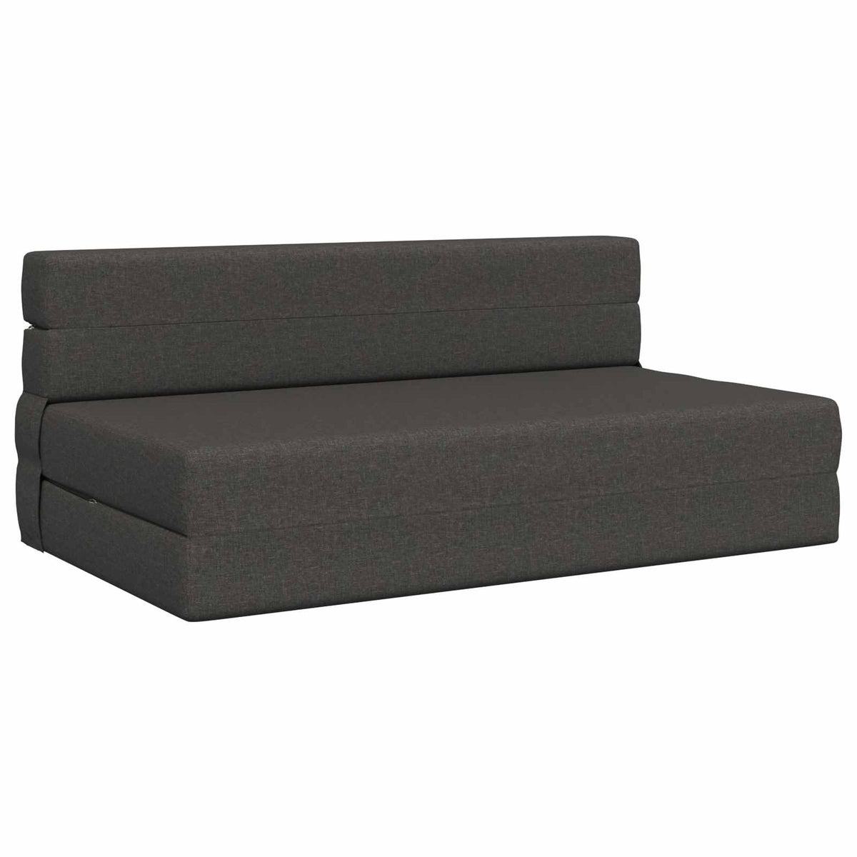Klappsofa Bett Dunkelgrau 152 x 86,5 x 60 cm Stoff