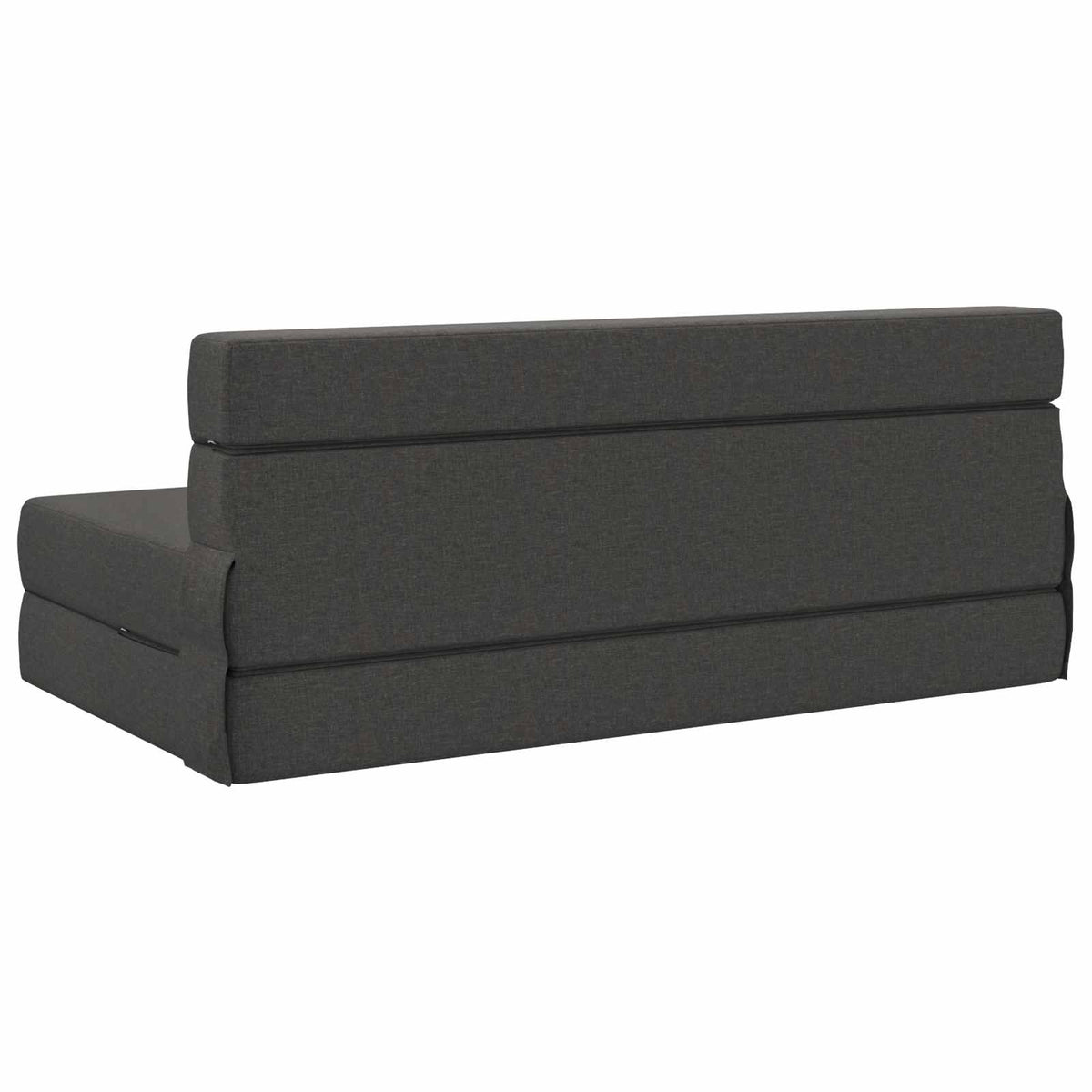 Klappsofa Bett Dunkelgrau 152 x 86,5 x 60 cm Stoff