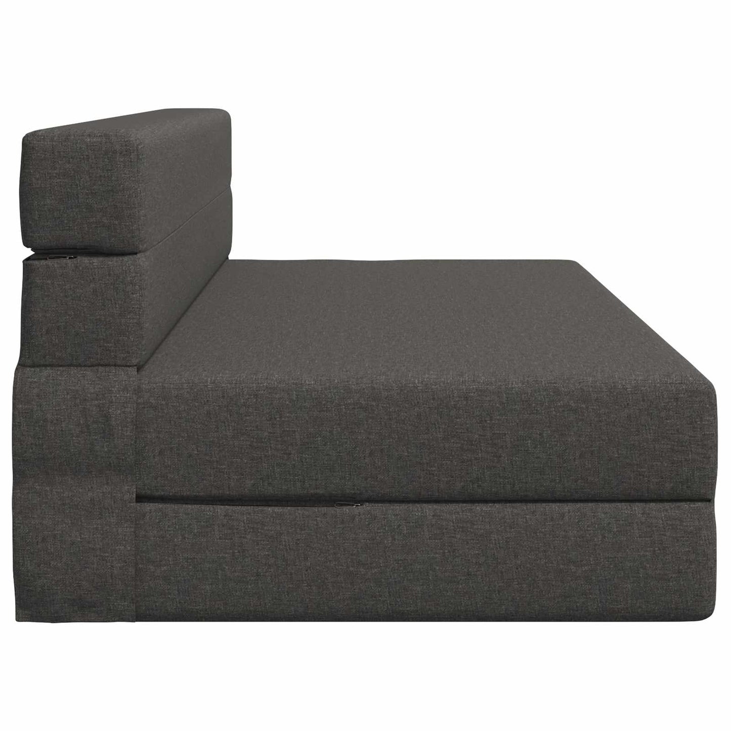 Klappsofa Bett Dunkelgrau 152 x 86,5 x 60 cm Stoff