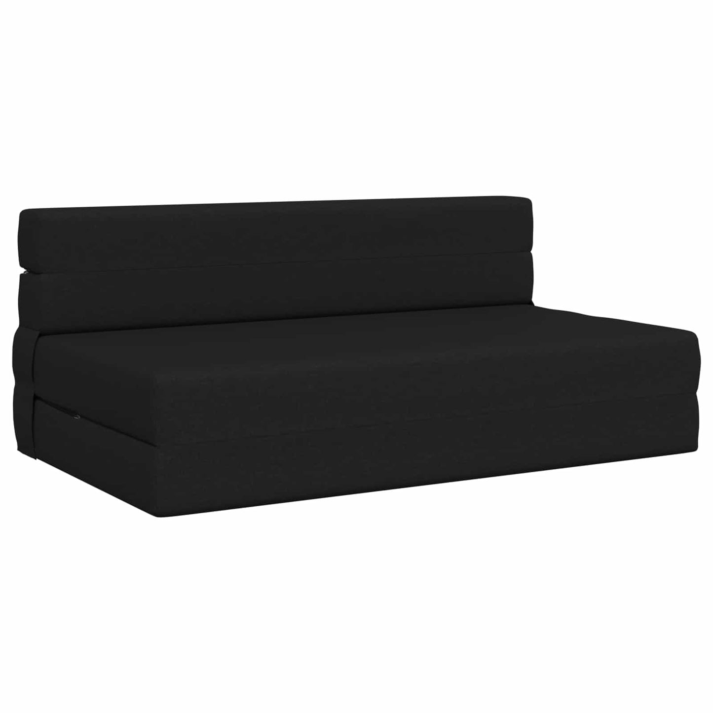 Klappsofa Bett Schwarz 152 x 86,5 x 60 cm Stoff