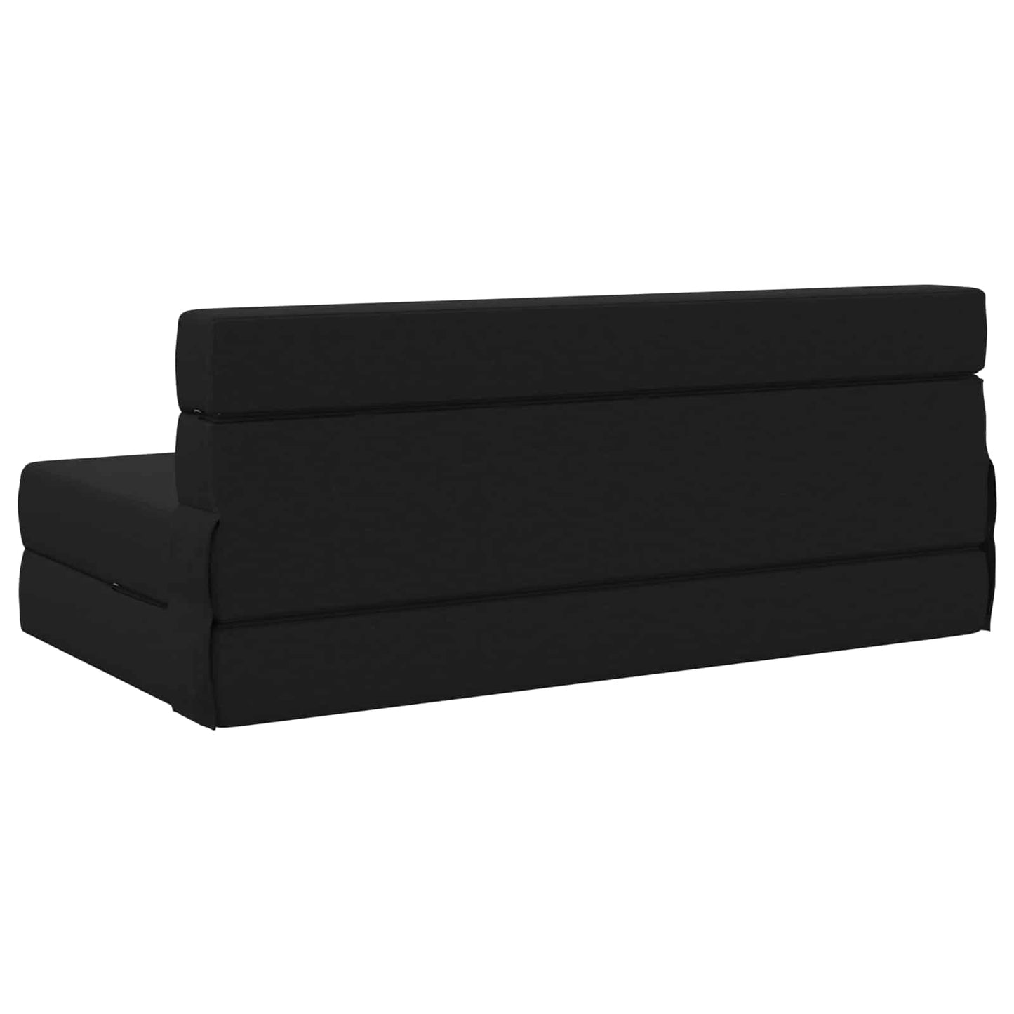 Klappsofa Bett Schwarz 152 x 86,5 x 60 cm Stoff