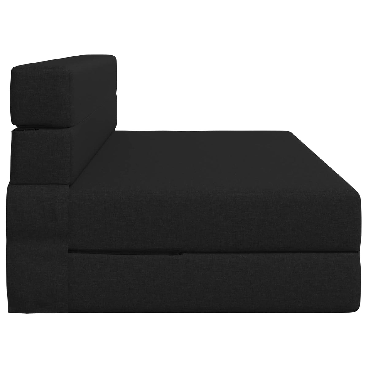 Klappsofa Bett Schwarz 152 x 86,5 x 60 cm Stoff