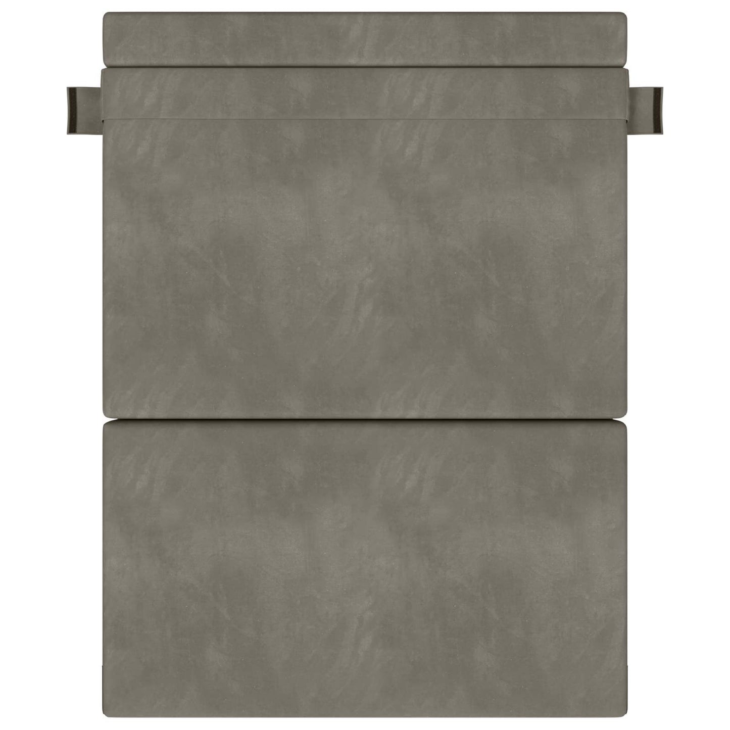 Klappsofa Bett Hellgrau 152 x 86,5 x 60 cm Stoff