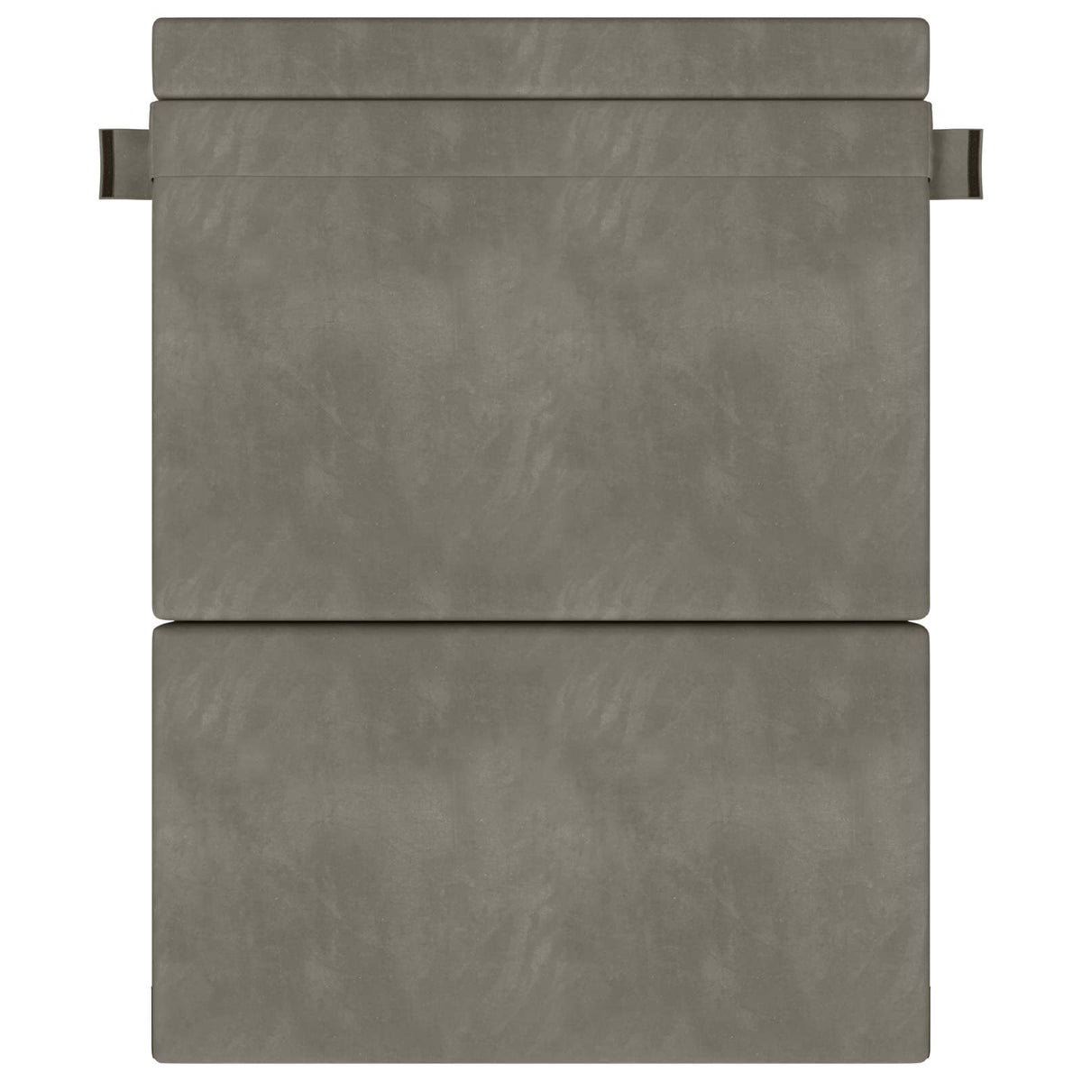 Klappsofa Bett Hellgrau 152 x 86,5 x 60 cm Stoff