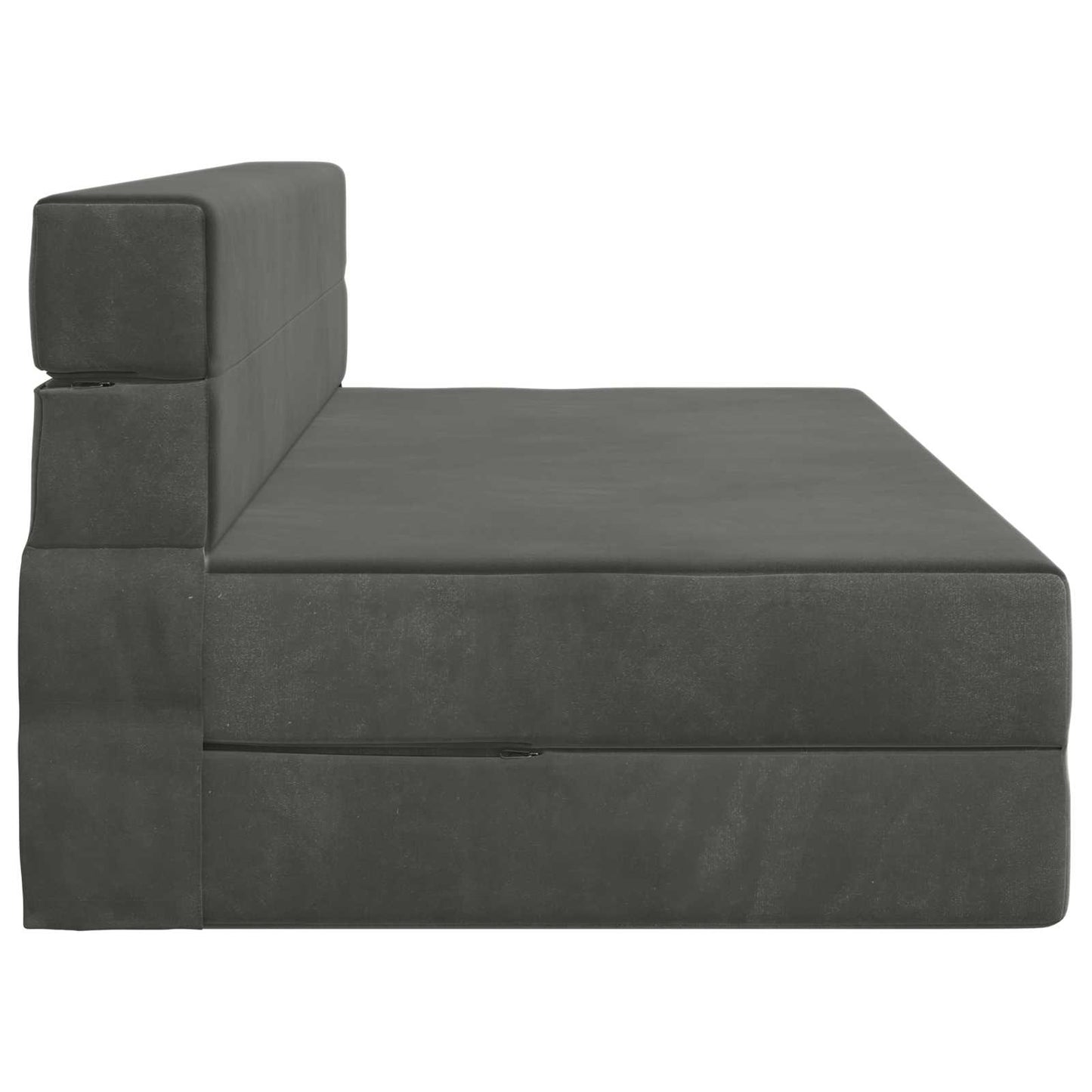 Klappsofa Bett Dunkelgrau 152 x 86,5 x 60 cm Stoff