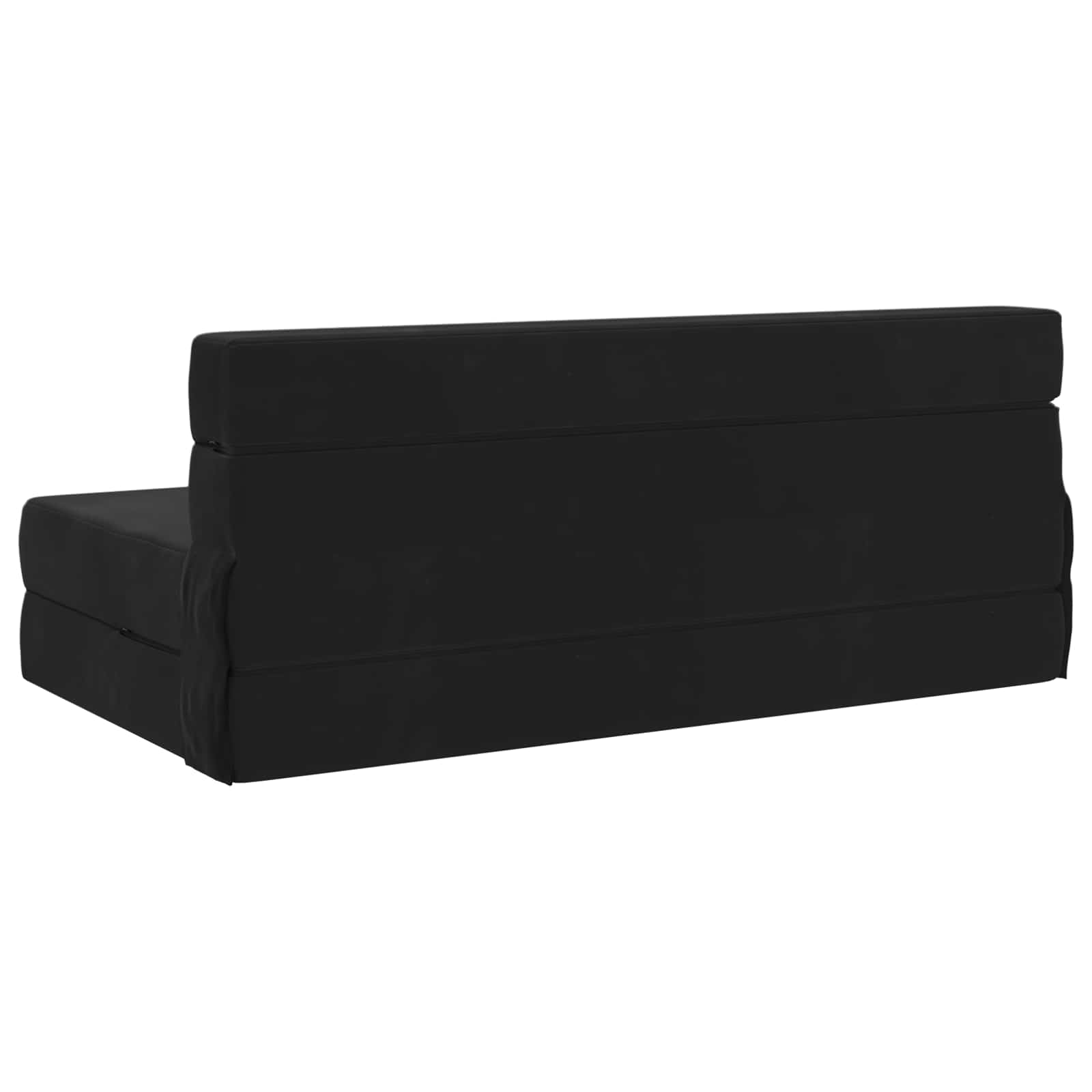 Klappsofa Bett Schwarz 152 x 86,5 x 60 cm Stoff