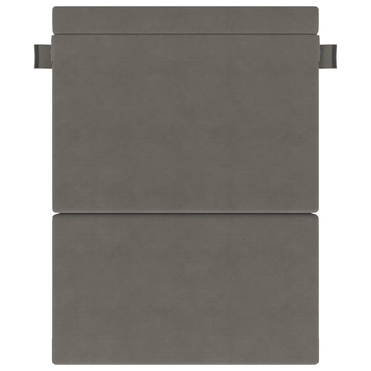 Klappsofa Bett Hellgrau 152 x 86,5 x 60 cm Stoff
