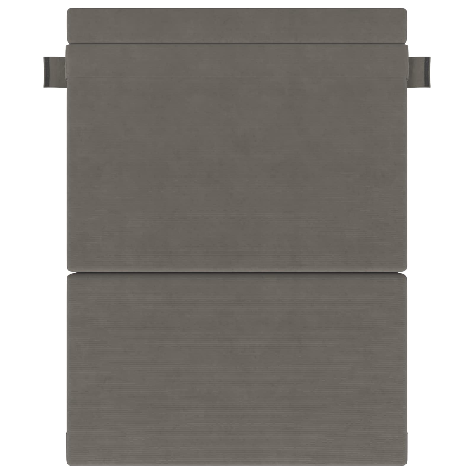 Klappsofa Bett Hellgrau 152 x 86,5 x 60 cm Stoff