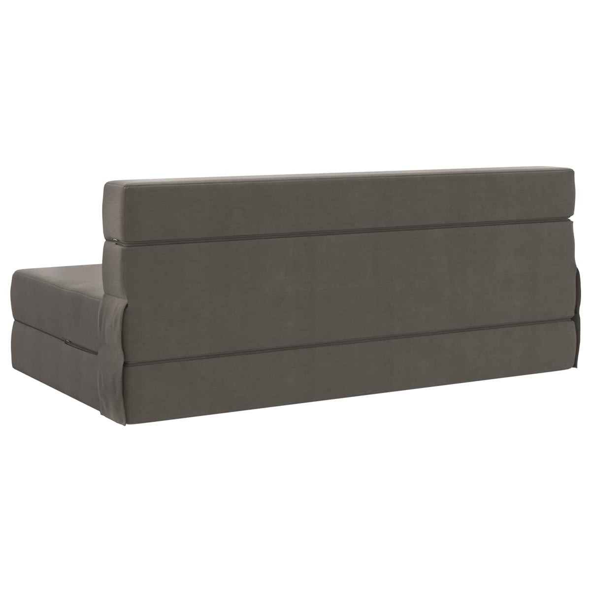 Klappsofa Bett Hellgrau 152 x 86,5 x 60 cm Stoff