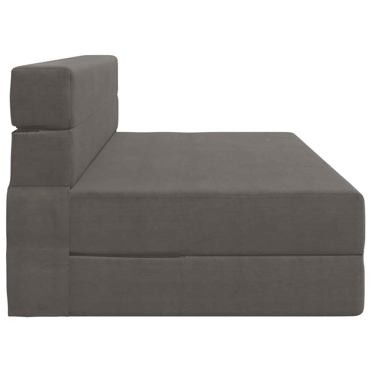 Klappsofa Bett Hellgrau 152 x 86,5 x 60 cm Stoff