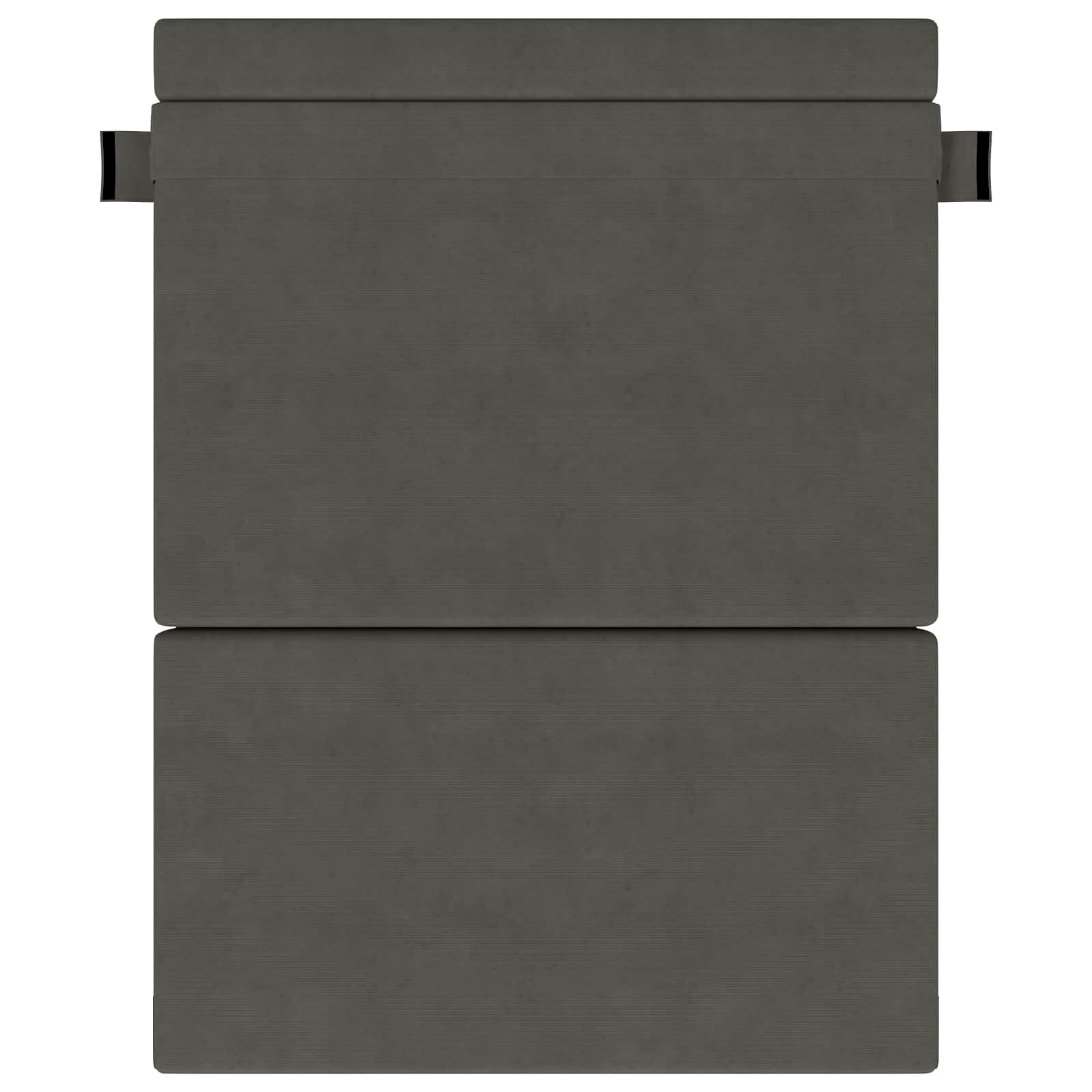 Klappsofa Bett Dunkelgrau 152 x 86,5 x 60 cm Stoff