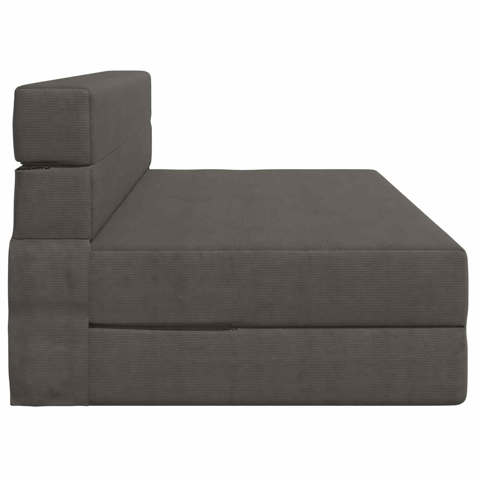 Klappsofa Bett Dunkelgrau 152 x 86,5 x 60 cm Stoff
