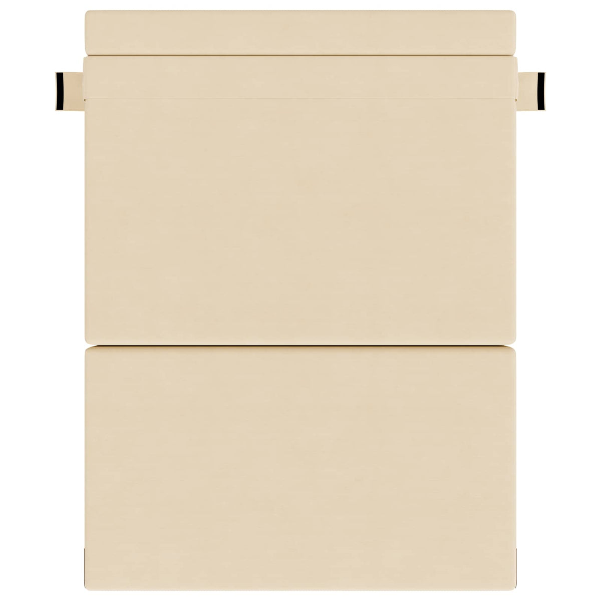 Klappsofa Bett Creme 152 x 86,5 x 60 cm Stoff