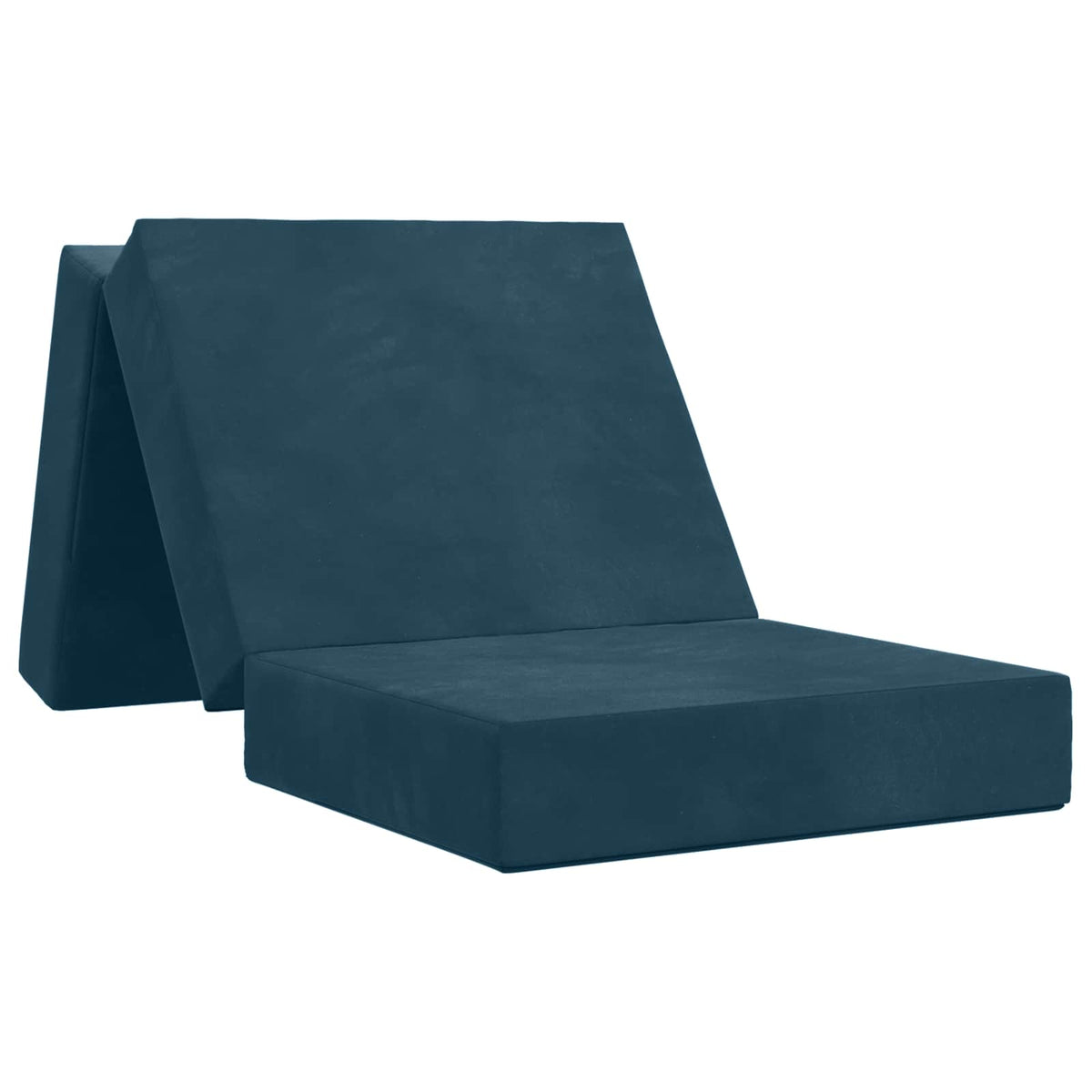 Klappsofa Bett 75 x 63 x 45 cm Blau