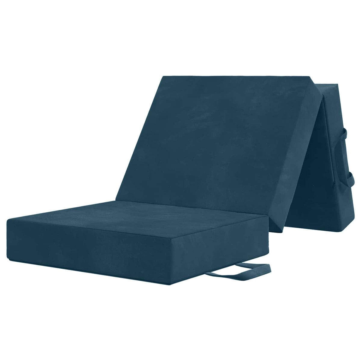 Klappsofa Bett 75 x 63 x 45 cm Blau