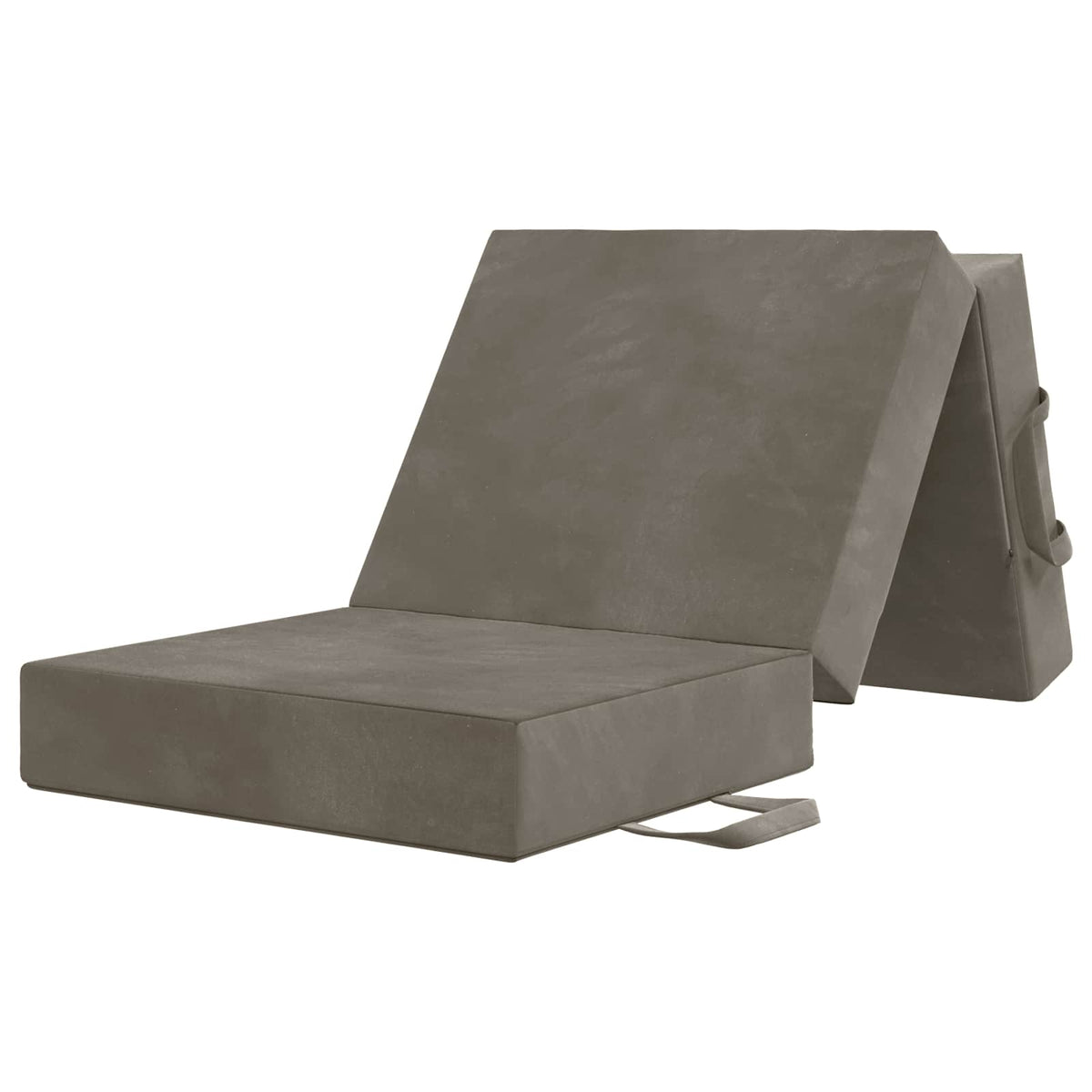 Klappsofa Bett 75 x 63 x 45 cm Hellgrau