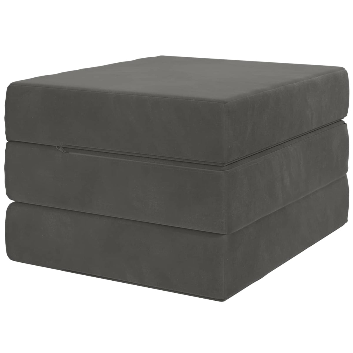Klappsofa Bett 75 x 63 x 45 cm Dunkelgrau