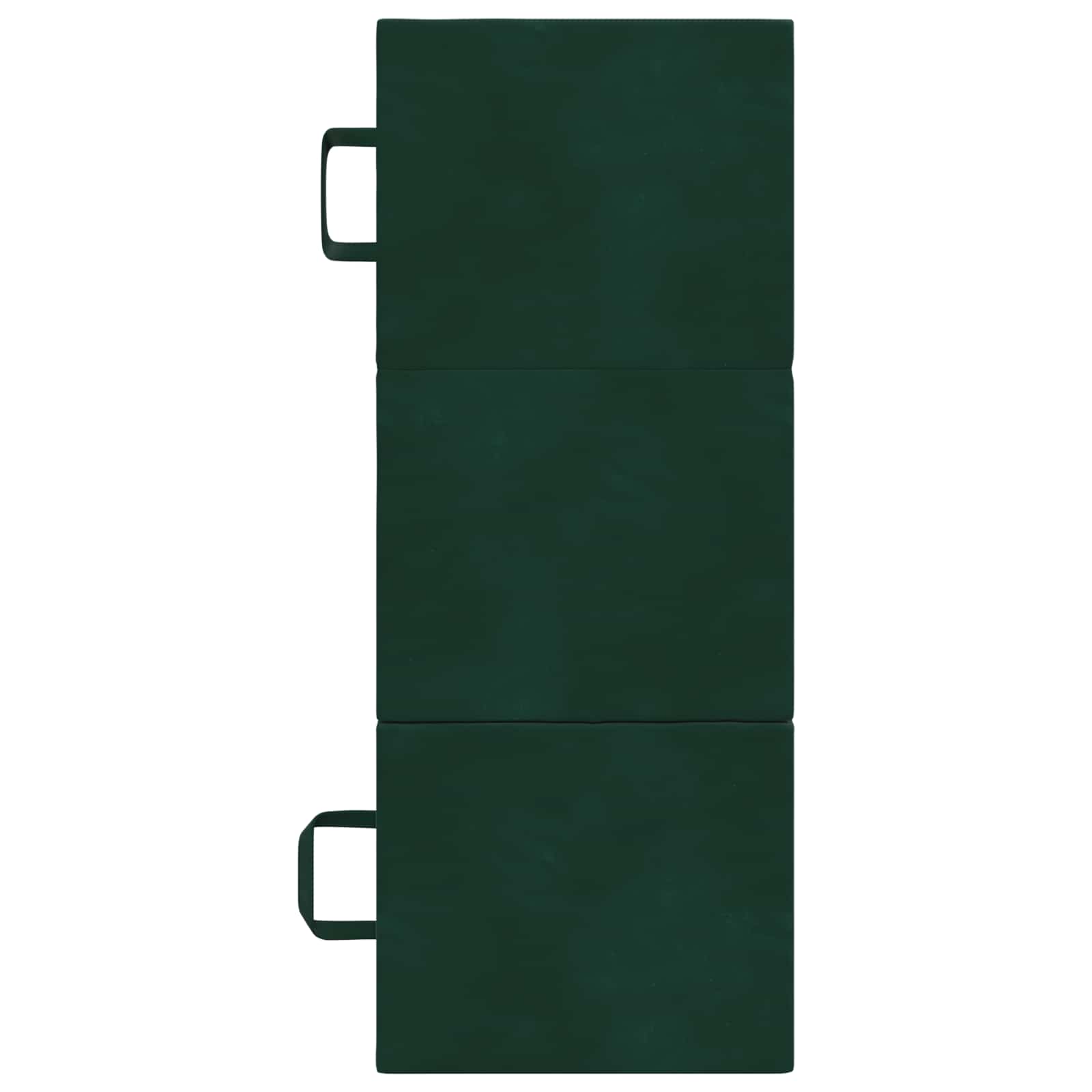 Klappsofa Bett 75 x 63 x 45 cm Dunkelgrün