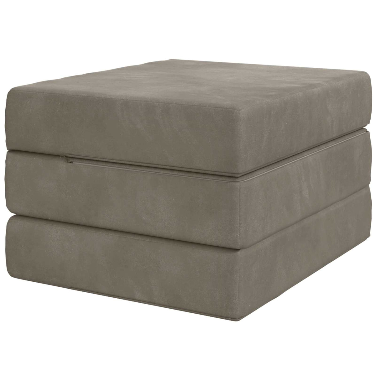 Klappsofa Bett 90 x 63 x 45 cm Hellgrau