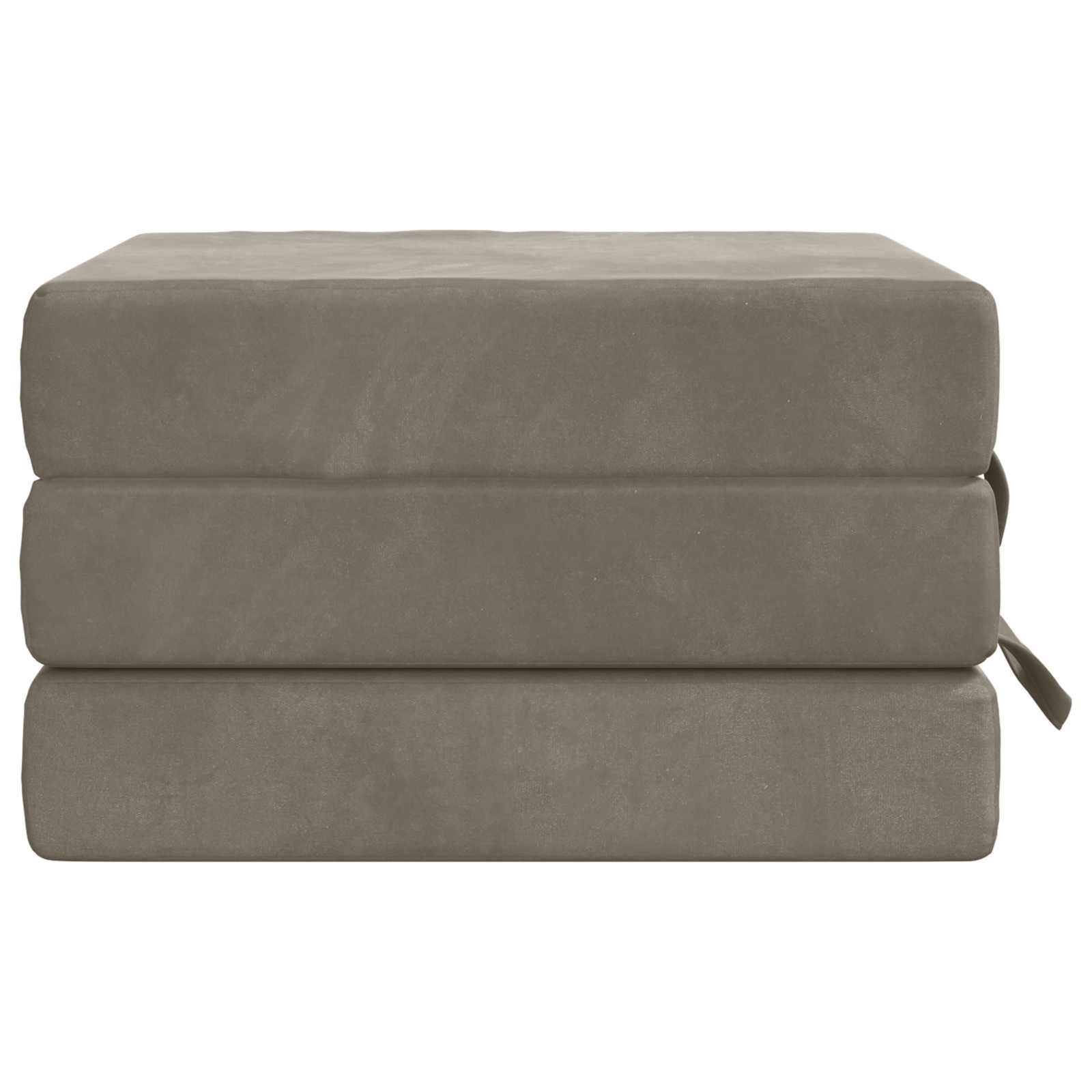 Klappsofa Bett 90 x 63 x 45 cm Hellgrau