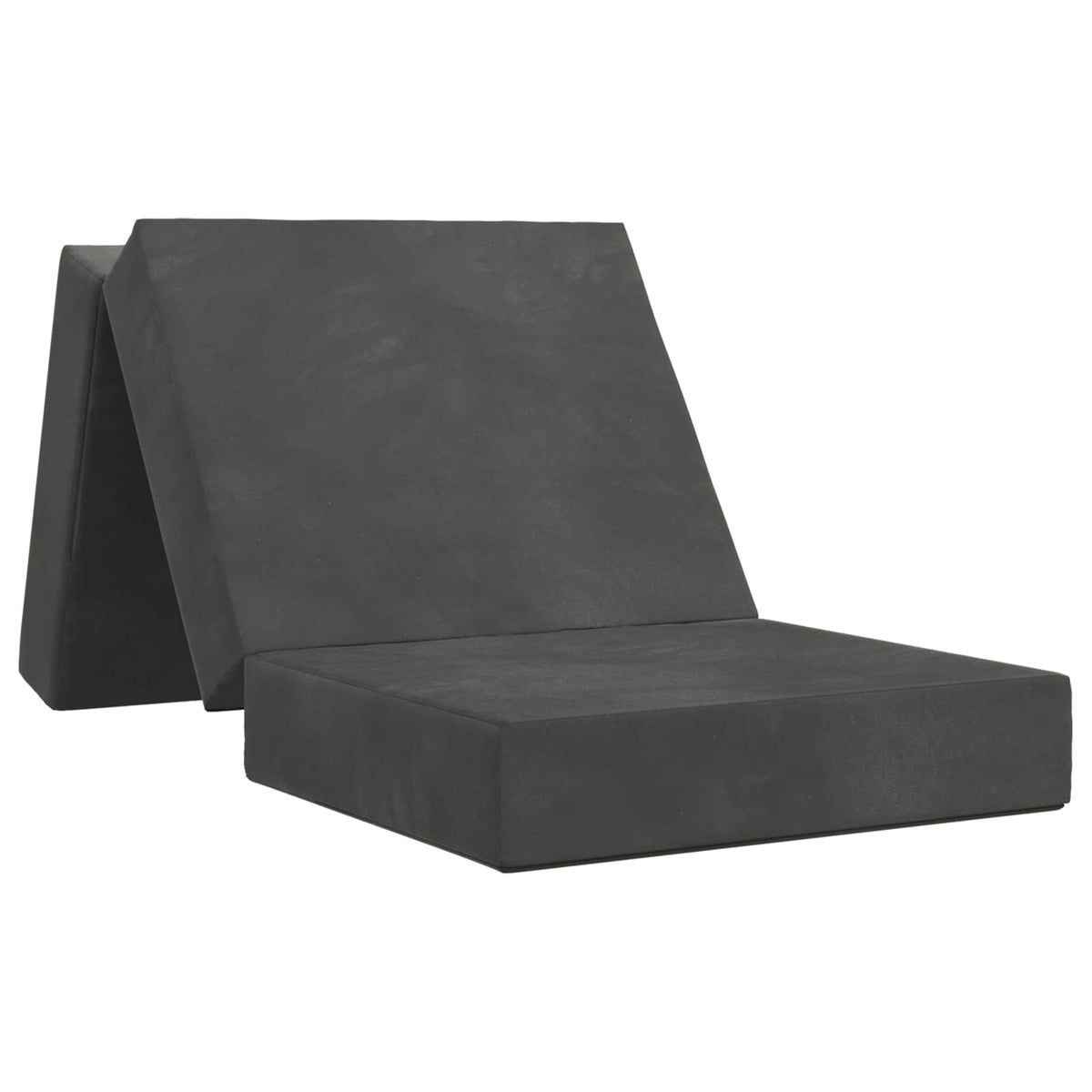 Klappsofa Bett 90 x 63 x 45 cm Dunkelgrau