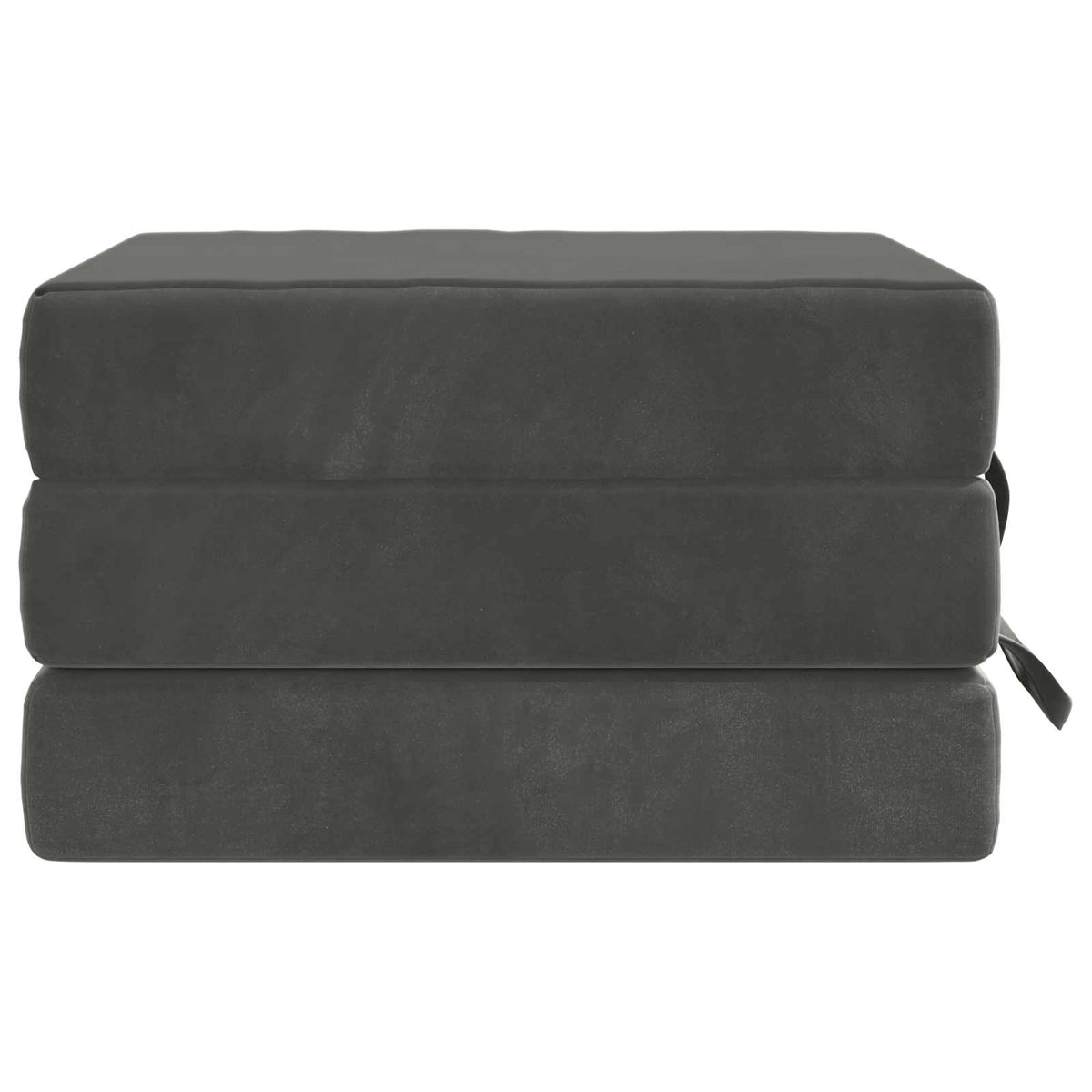 Klappsofa Bett 90 x 63 x 45 cm Dunkelgrau