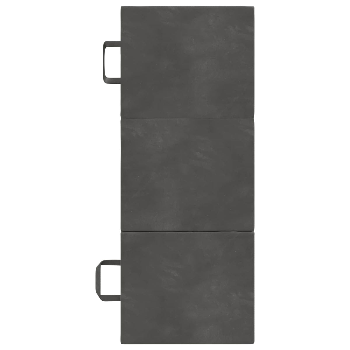Klappsofa Bett 90 x 63 x 45 cm Dunkelgrau