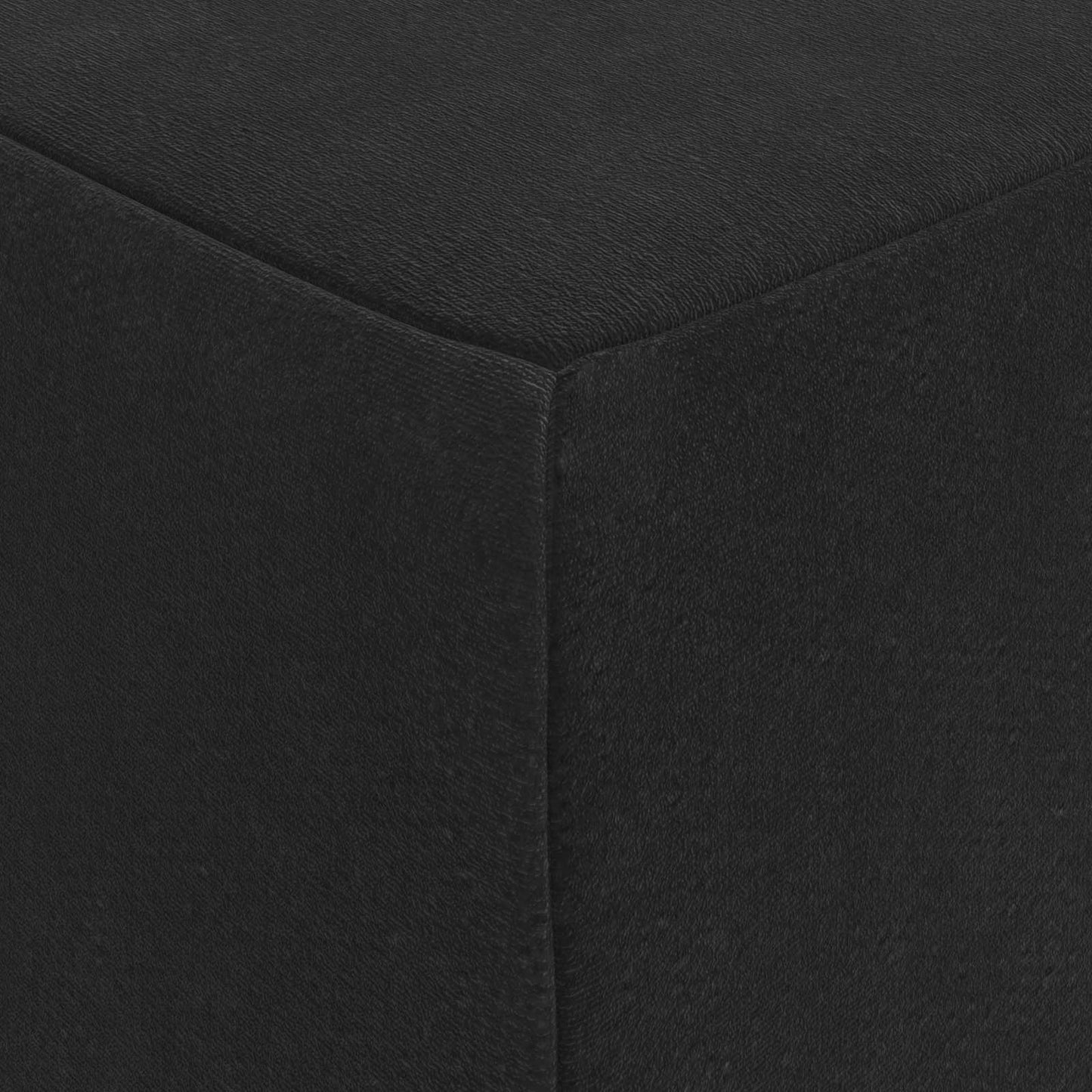 Klappsofa Bett 90 x 63 x 45 cm Schwarz