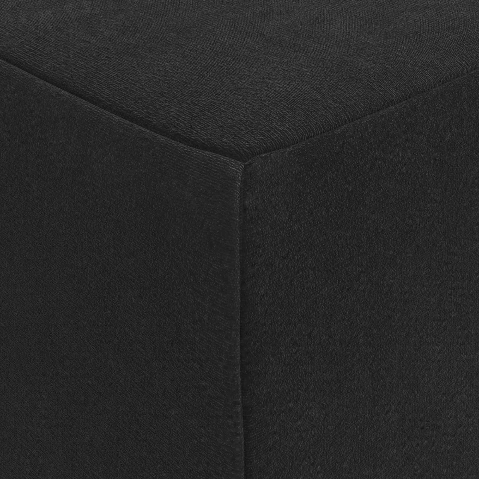 Klappsofa Bett 90 x 63 x 45 cm Schwarz