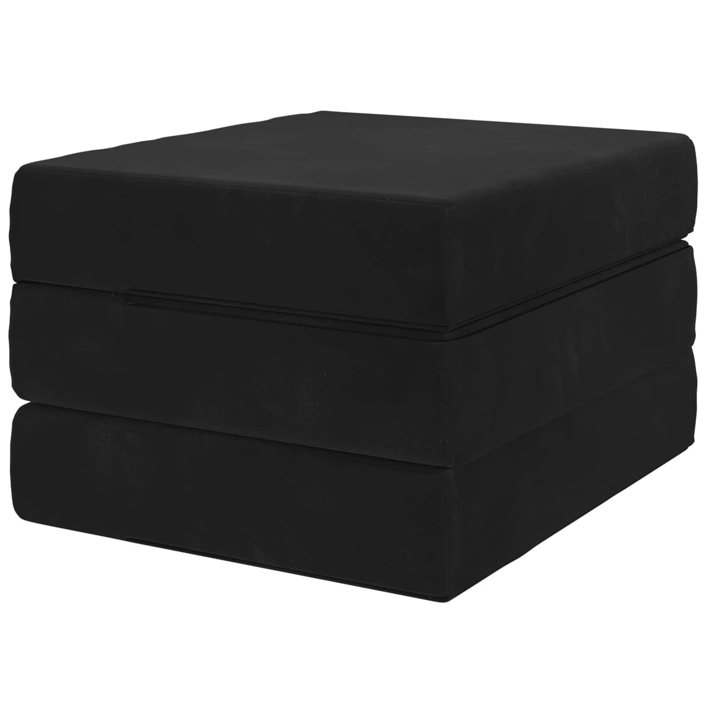 Klappsofa Bett 90 x 63 x 45 cm Schwarz
