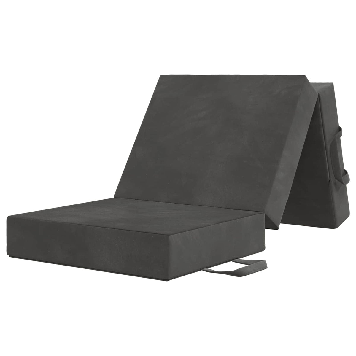 Klappsofa Bett 75 x 67 x 45 cm Dunkelgrau