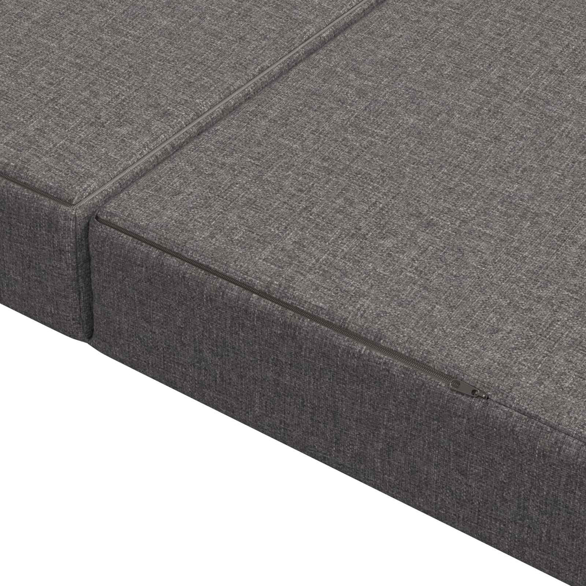 Klappsofa Bett 80 x 67 x 45 cm Hellgrau