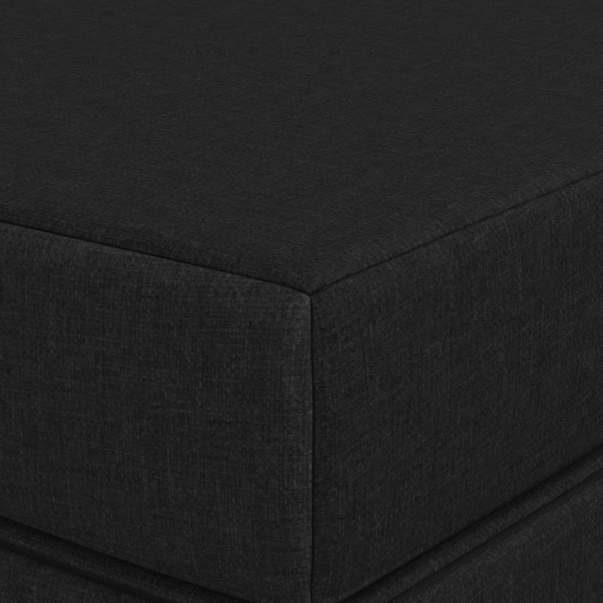 Klappsofa Bett 80 x 67 x 45 cm Schwarz