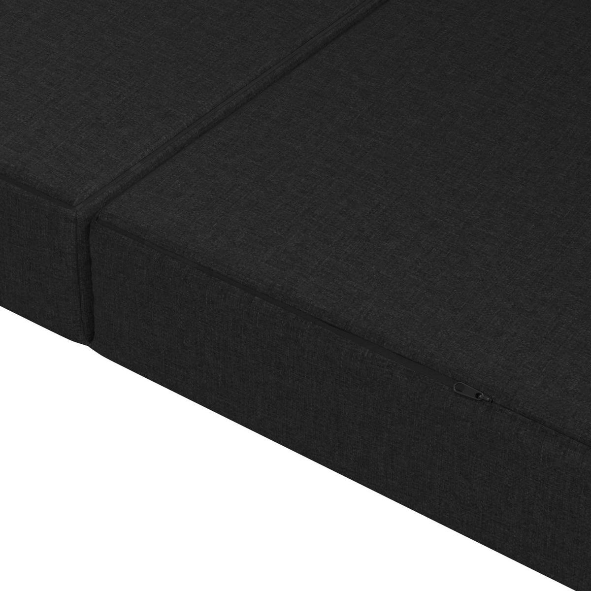 Klappsofa Bett 80 x 67 x 45 cm Schwarz