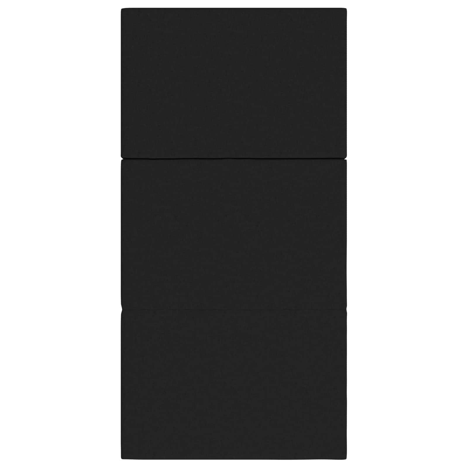 Klappsofa Bett 80 x 67 x 45 cm Schwarz