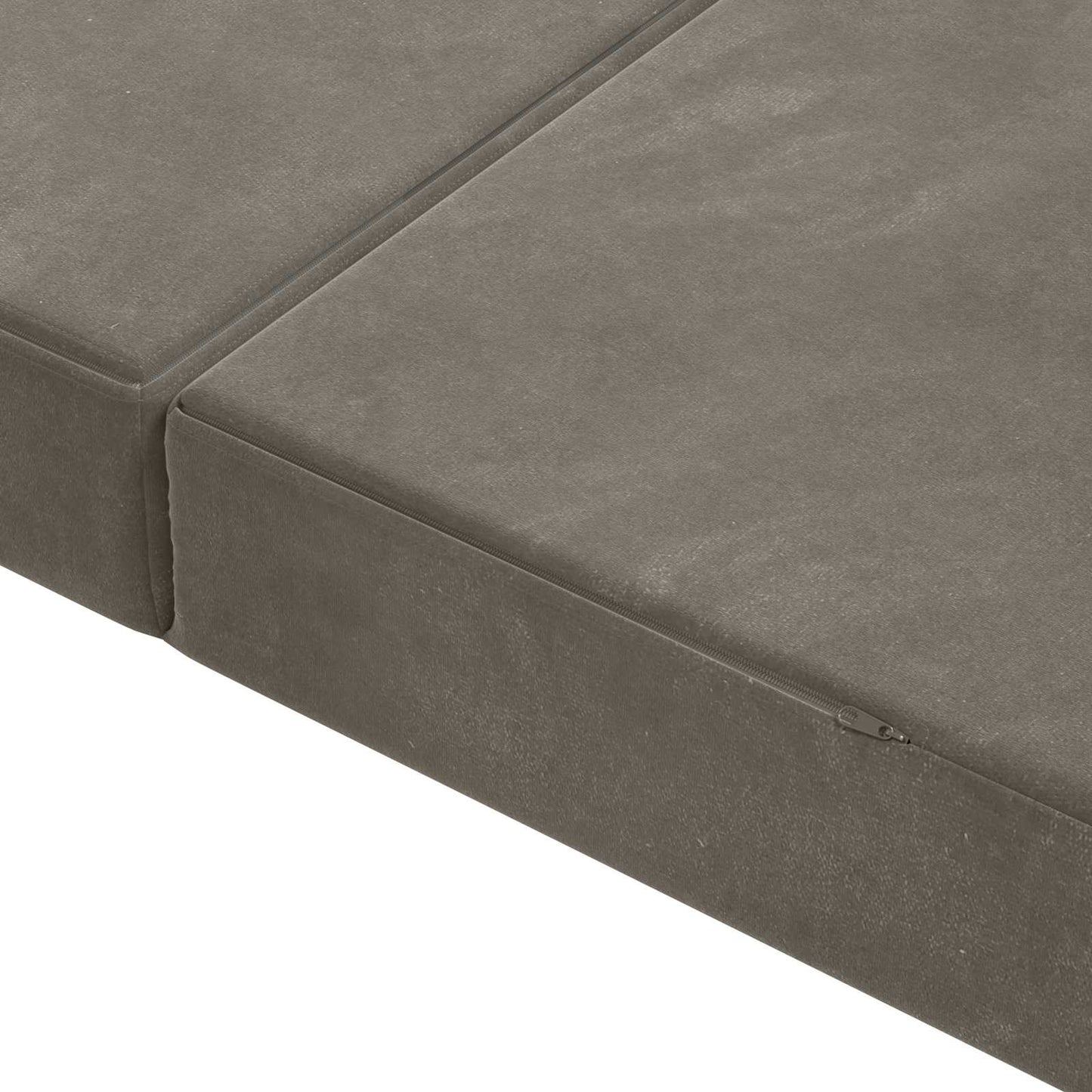 Klappsofa Bett 80 x 67 x 45 cm Hellgrau