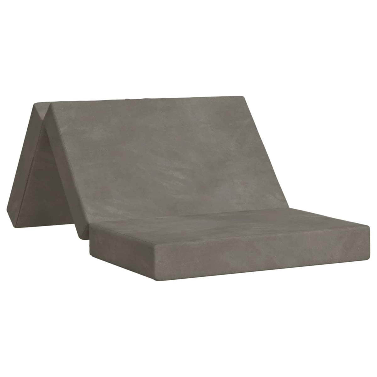 Klappsofa Bett 80 x 67 x 45 cm Hellgrau