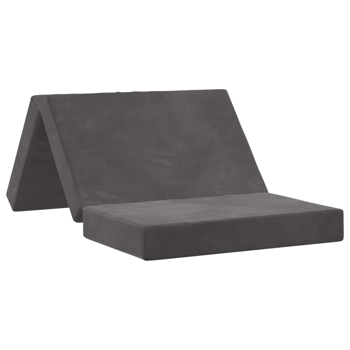 Klappsofa Bett 80 x 67 x 45 cm Dunkelgrau