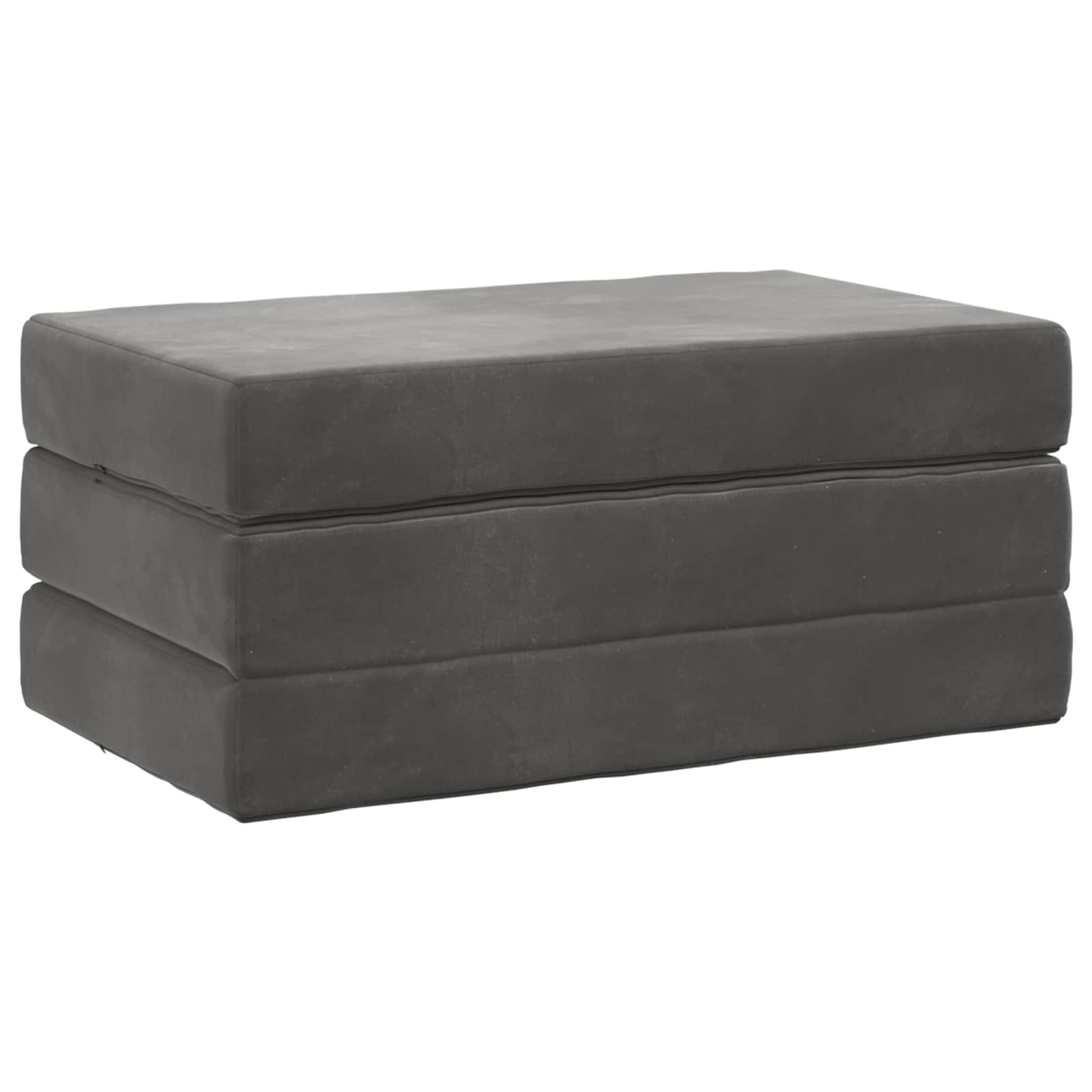 Klappsofa Bett 80 x 67 x 45 cm Dunkelgrau