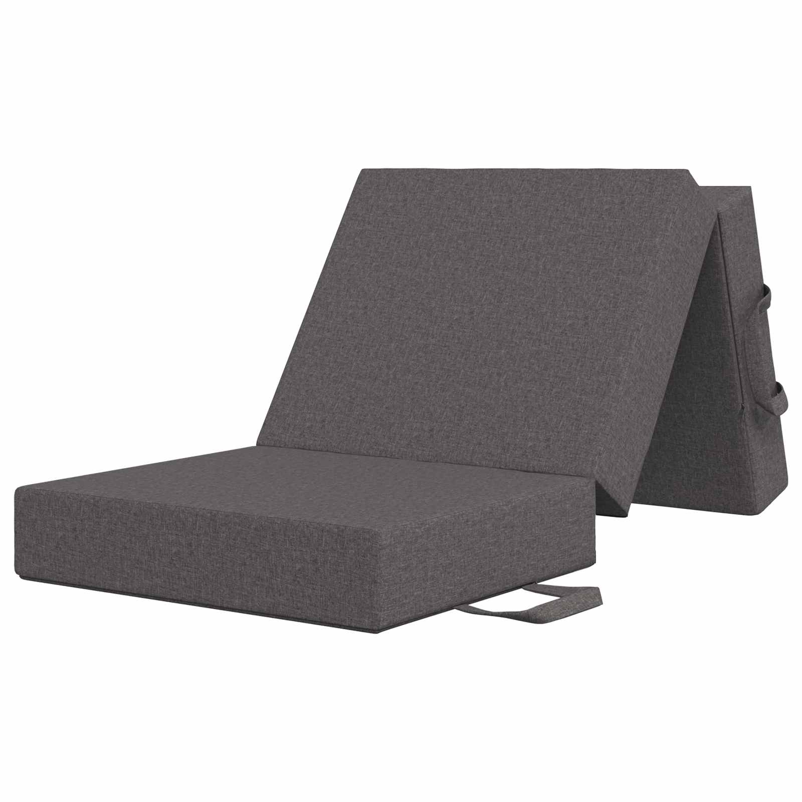 Klappsofa Bett 90 x 67 x 45 cm Hellgrau