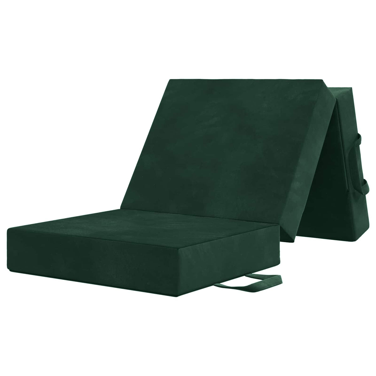 Klappsofa Bett 90 x 67 x 45 cm Dunkelgrün