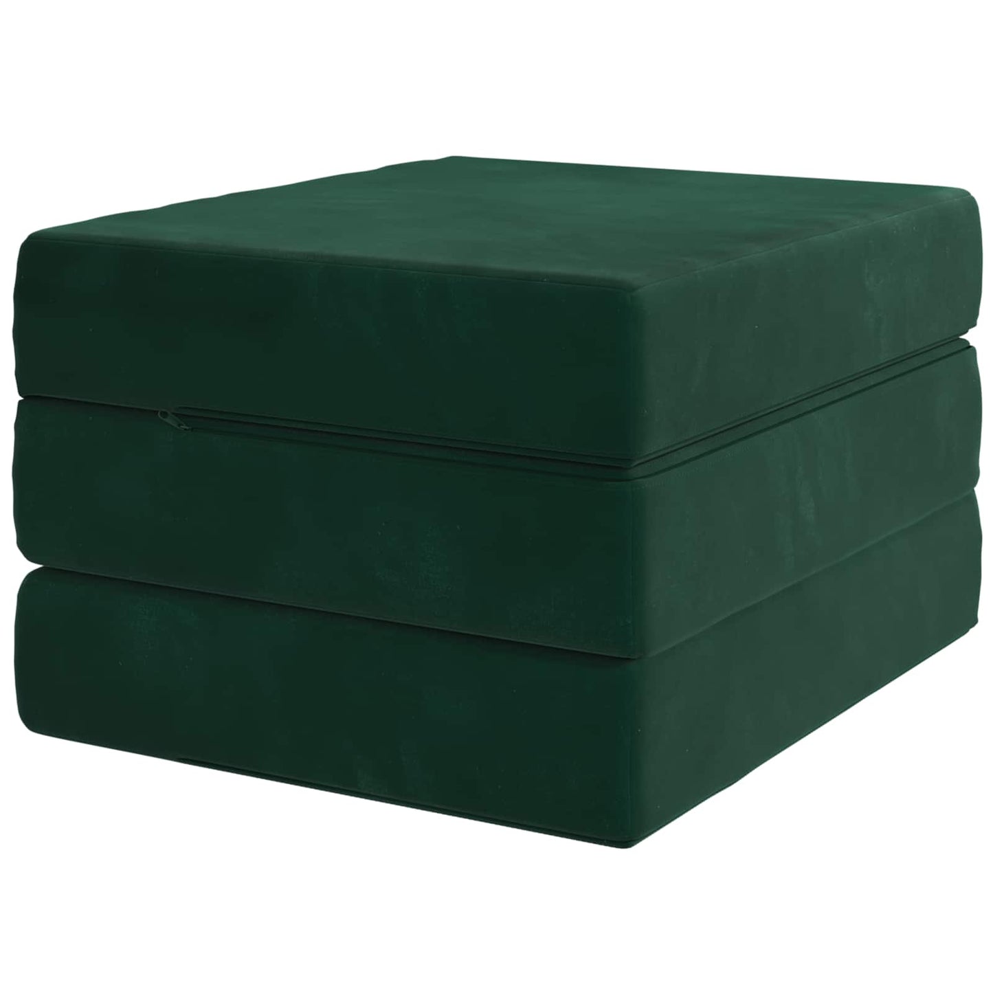 Klappsofa Bett 90 x 67 x 45 cm Dunkelgrün