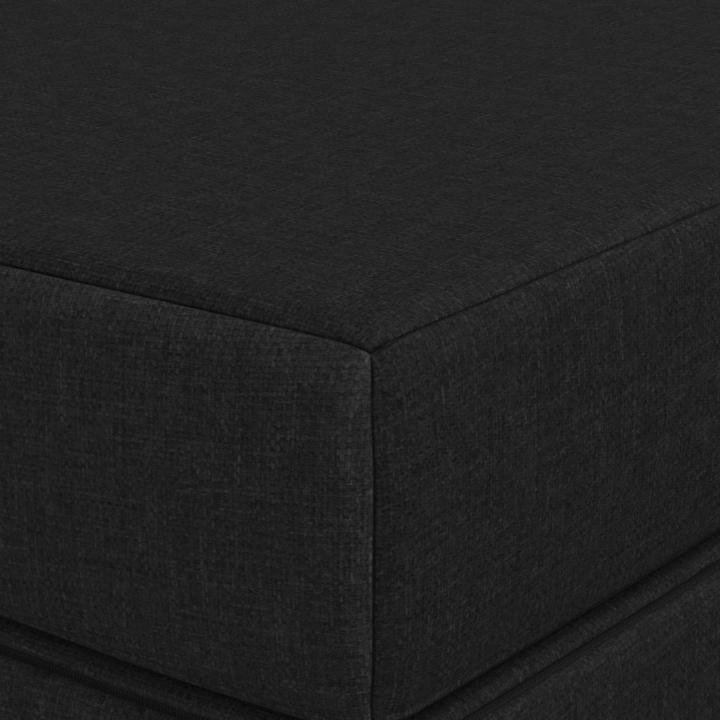 Klappsofa Bett 100 x 67 x 45 cm Schwarz