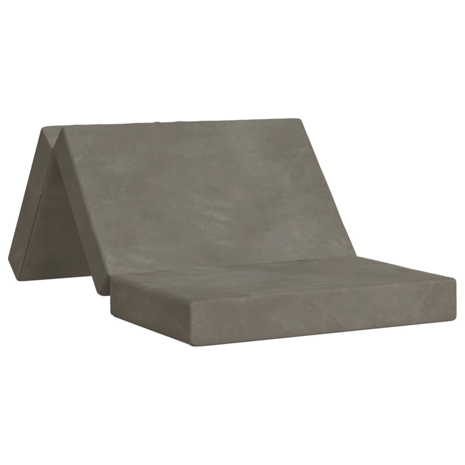 Klappsofa Bett 100 x 67 x 45 cm Hellgrau