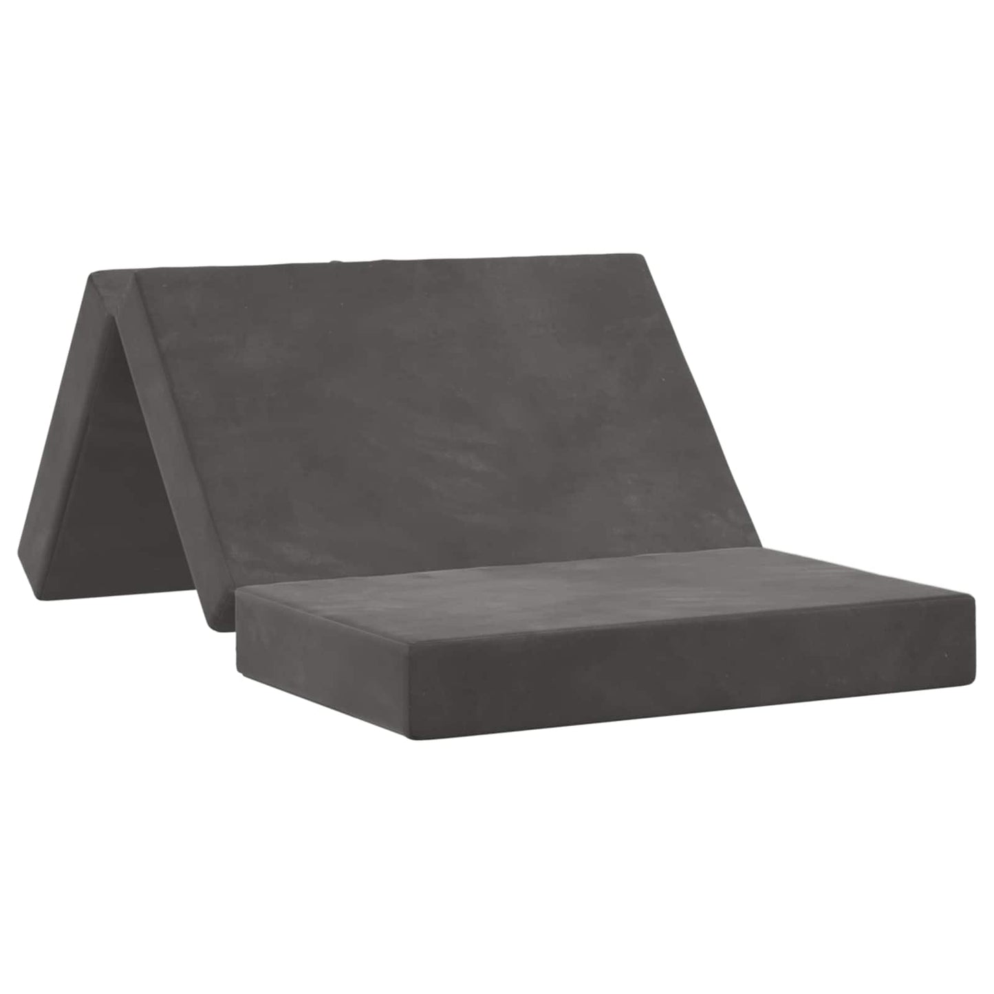 Klappsofa Bett 100 x 67 x 45 cm Dunkelgrau