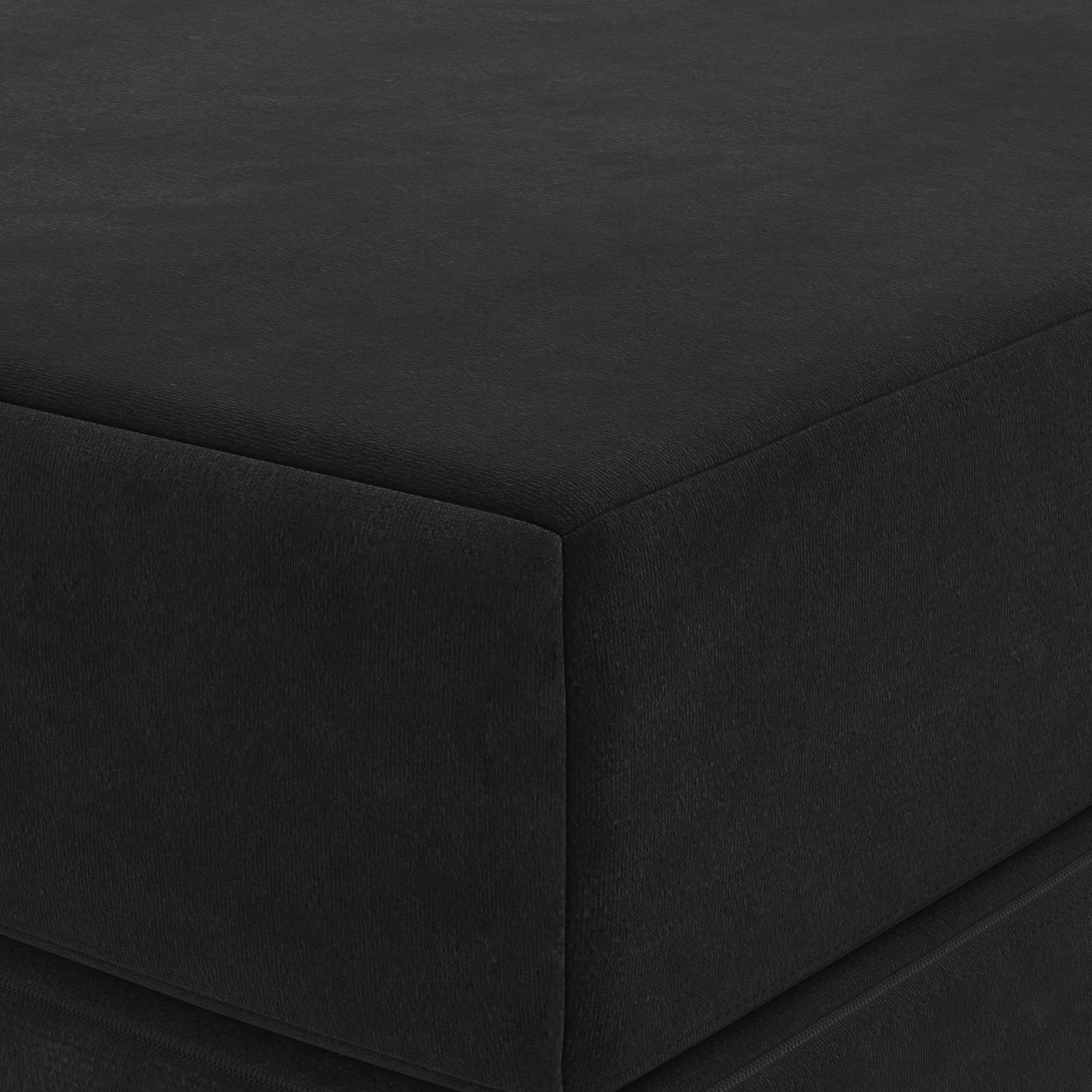 Klappsofa Bett 100 x 67 x 45 cm Schwarz